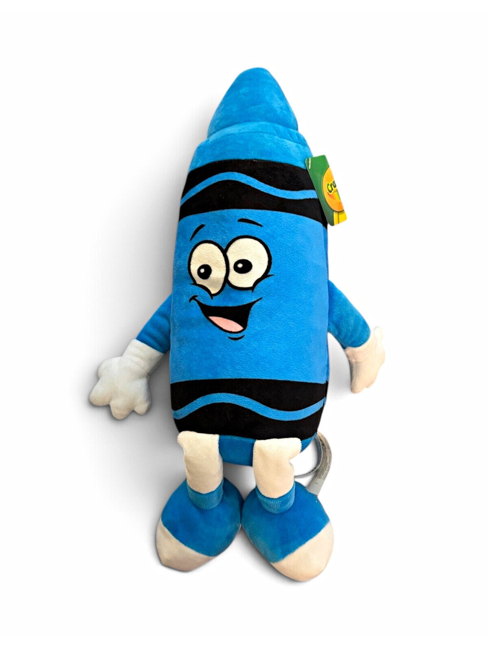 Crayola Cerulean Blue Crayon Plush Stuffed Toy Small 6-14 in 2000